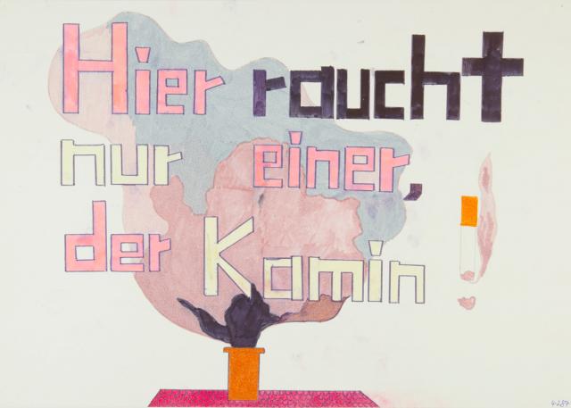 Anti-Raucher-Plakat