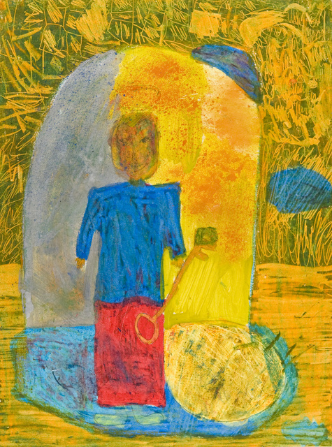 Märchenfigur im Rampenlicht