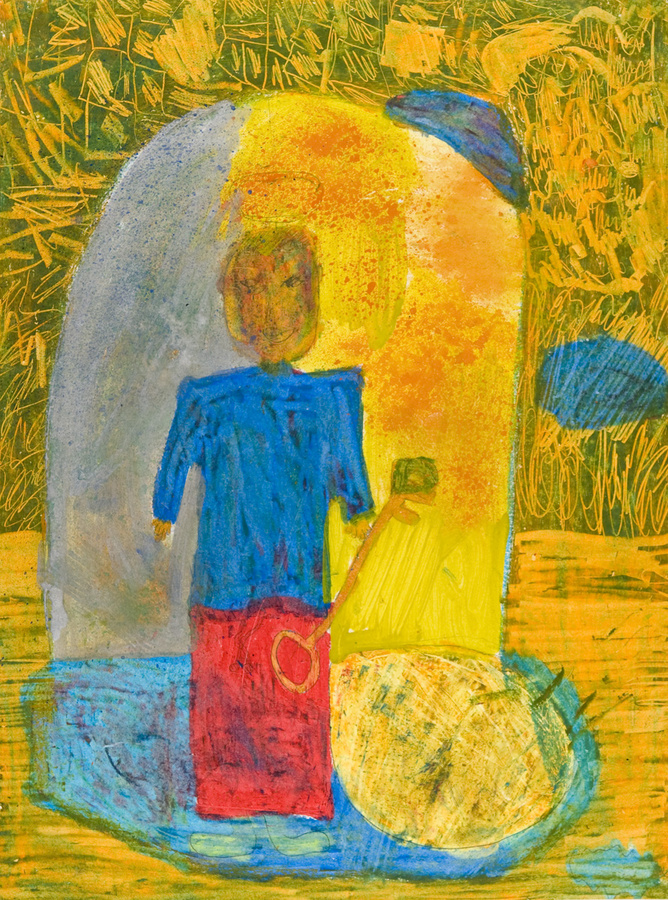 Märchenfigur im Rampenlicht