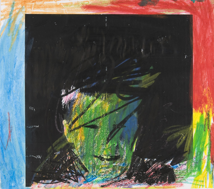 Übermalung eines Fotos