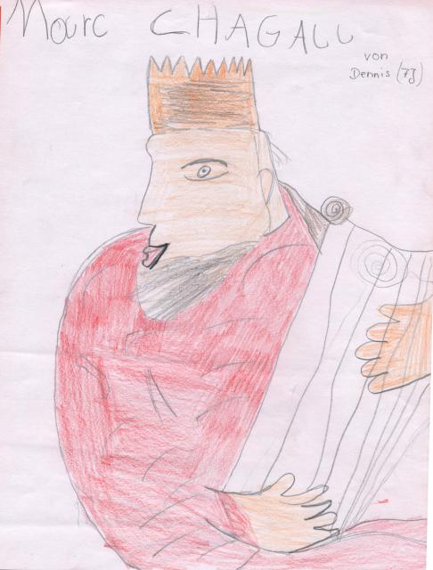 Chagall: Zeichnen nach einer Vorlage