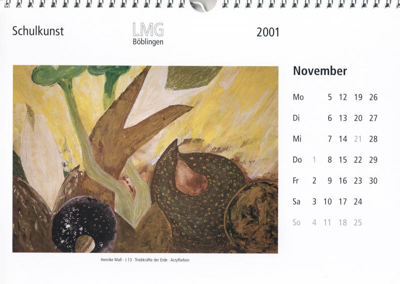 2001: Schulkunst LMG