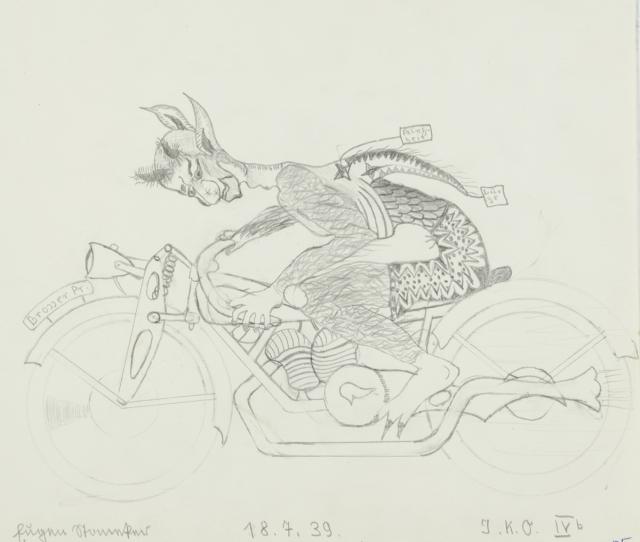 Der Teufel fährt Motorrad