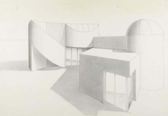 Grundriss-Isometrie: Basilika