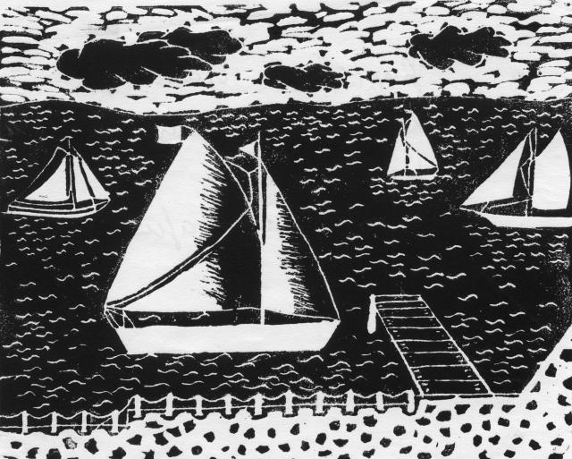 Segelschiffe im Hafen