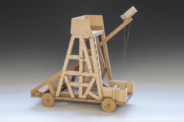 Mittelalterliches Schießgerät: Wurfmaschine