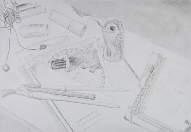 Stillleben: Auf meinem Schreibtisch