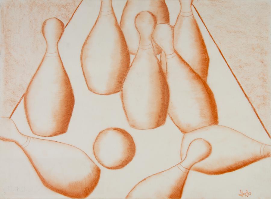 Stillleben: Kugel und Kegel