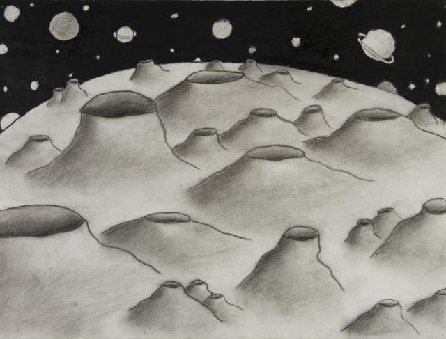 Landschaft: Kraterlandschaft