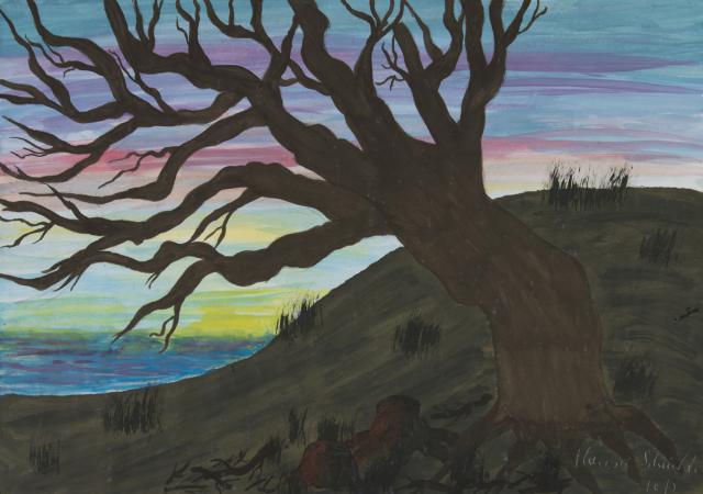 Landschaft nach einer Bildbeschreibung