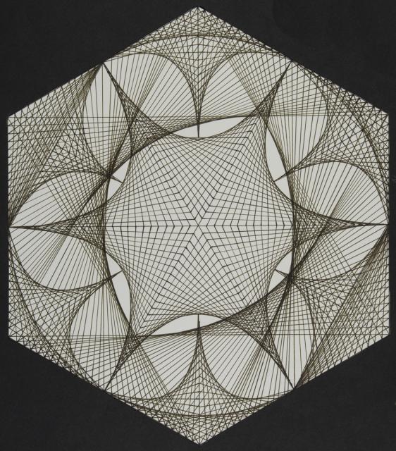 Geometrisches Ornament: "Spirograph"