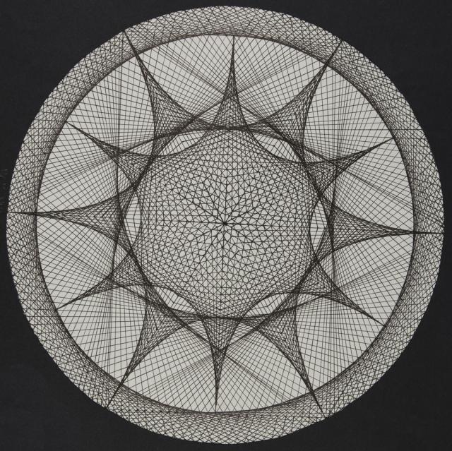 Geometrisches Ornament: "Spirograph"