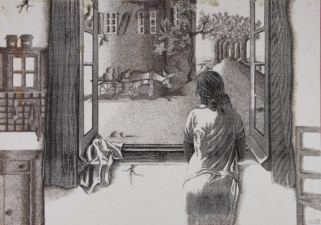 Dali: Blick aus dem Fenster