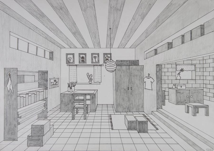 Zentralperspektive: Zimmer