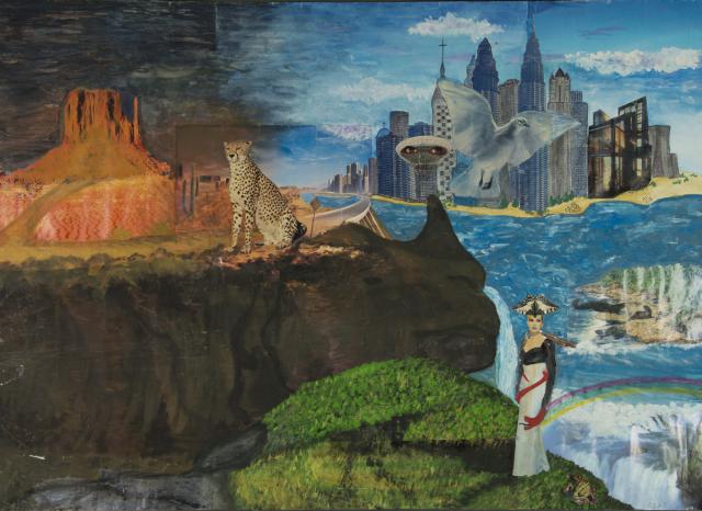 Surrealistische Landschaft 