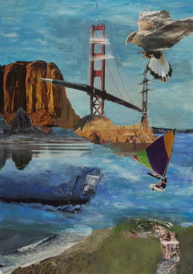 Surrealistische Landschaft 