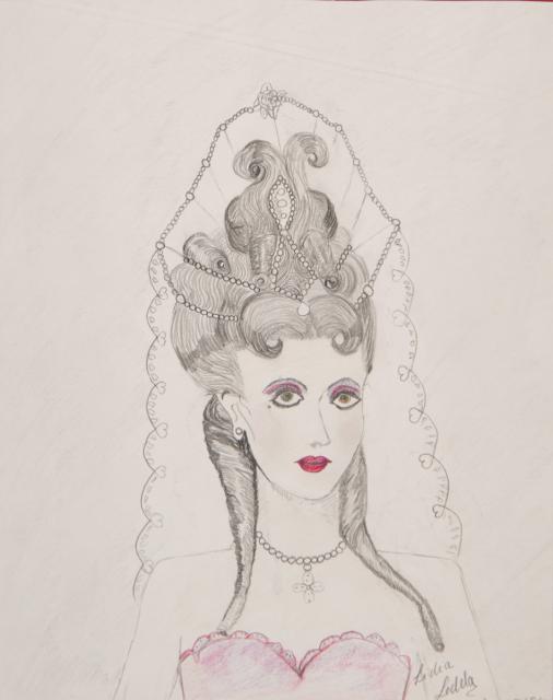 Person: Rokokofrisur