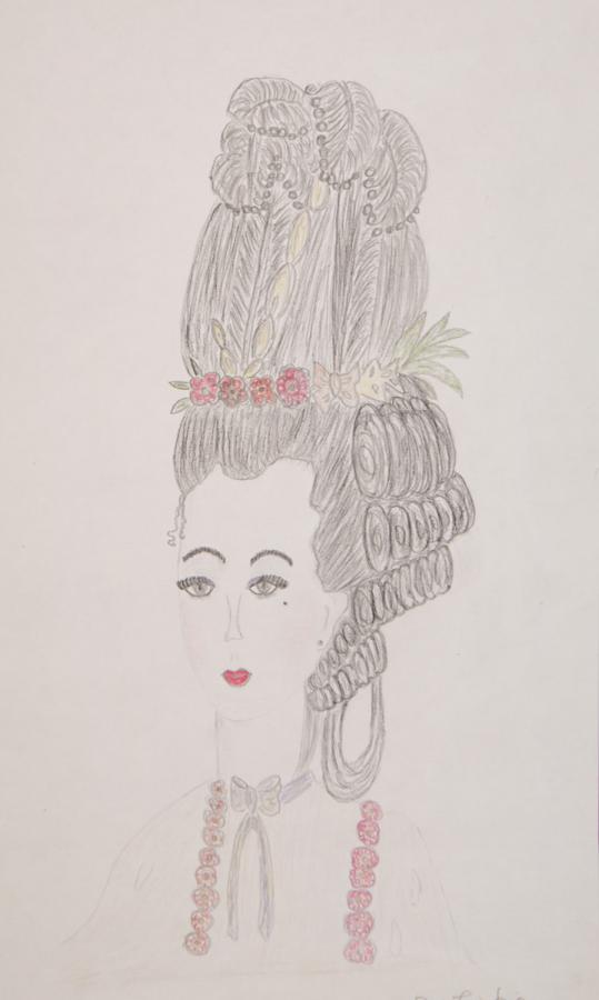 Person: Rokokofrisur