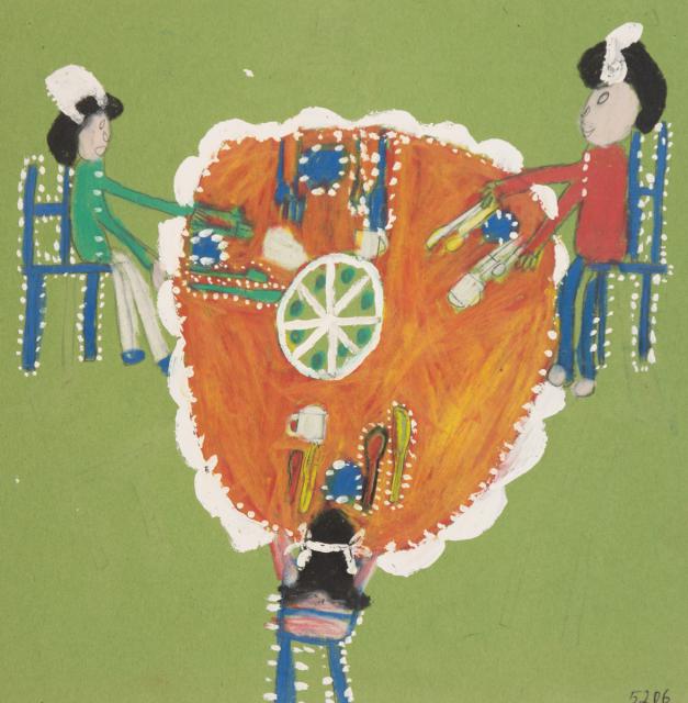 Personen am Esstisch