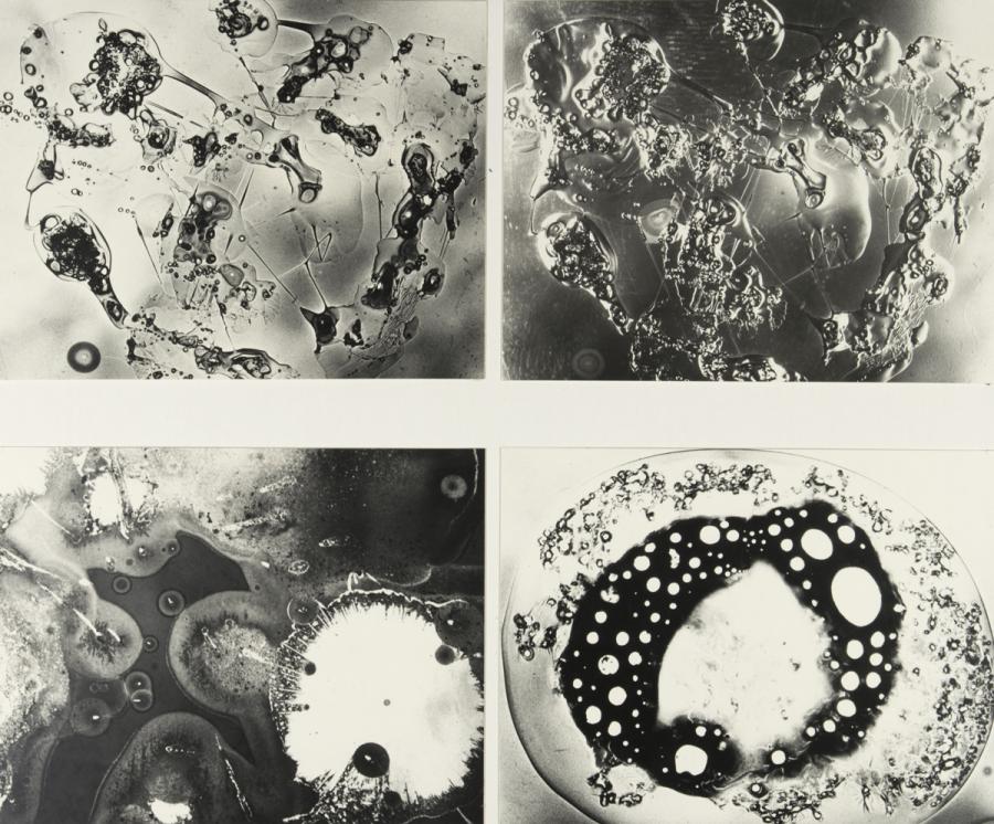 Fotogramm: Materialqualität durchsichtig - undurchsichtig