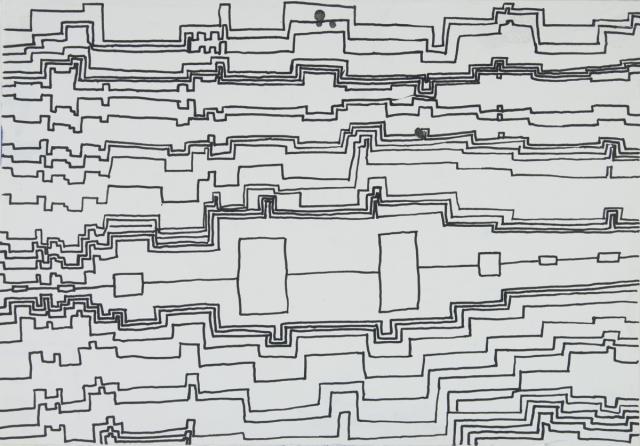 Abstrakte eckige Linien