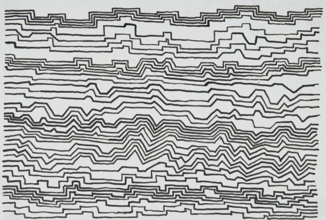 Abstrakte eckige Linien