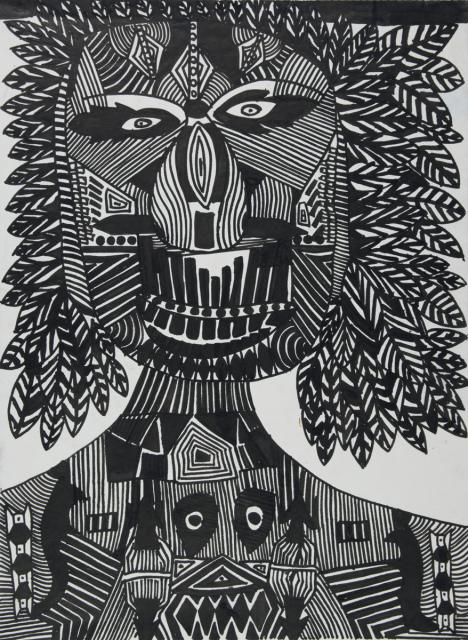 Exotischer Ureinwohner