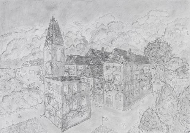 Perspektive mit 2 Fluchtpunkten: Natur und Kultur