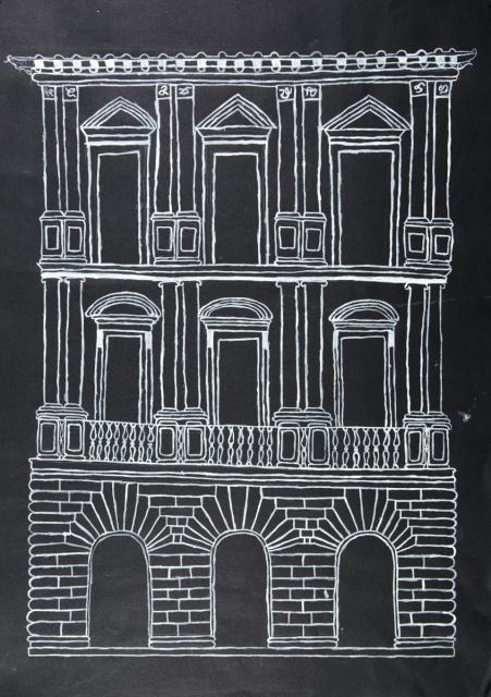 Historische Gebäudefassade: Renaissance