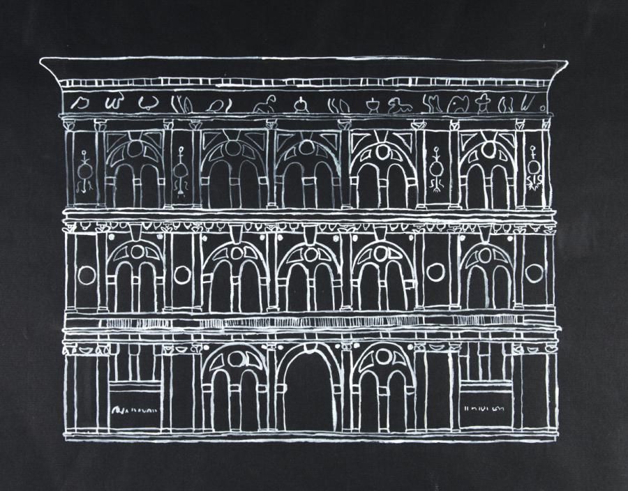 Historische Gebäudefassade: Renaissance