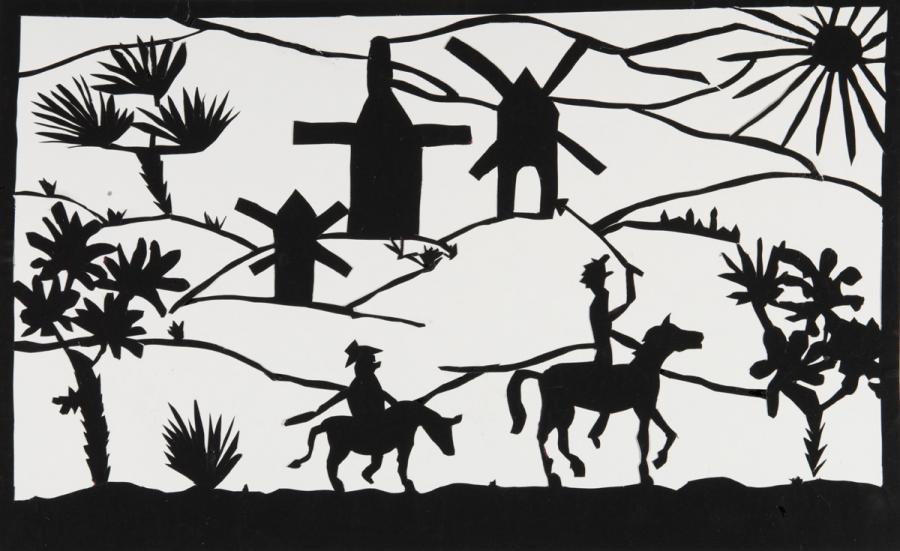 Reiter in der Landschaft