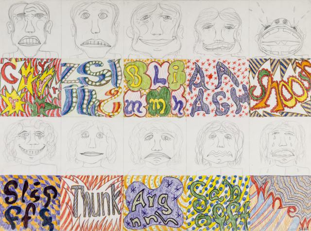 Darstellen von Gefühlen, Schrift in Comics