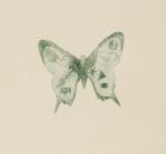 In Form geschnittenes Motiv: Schmetterling