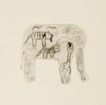 In Form geschnittenes Motiv: Tiere