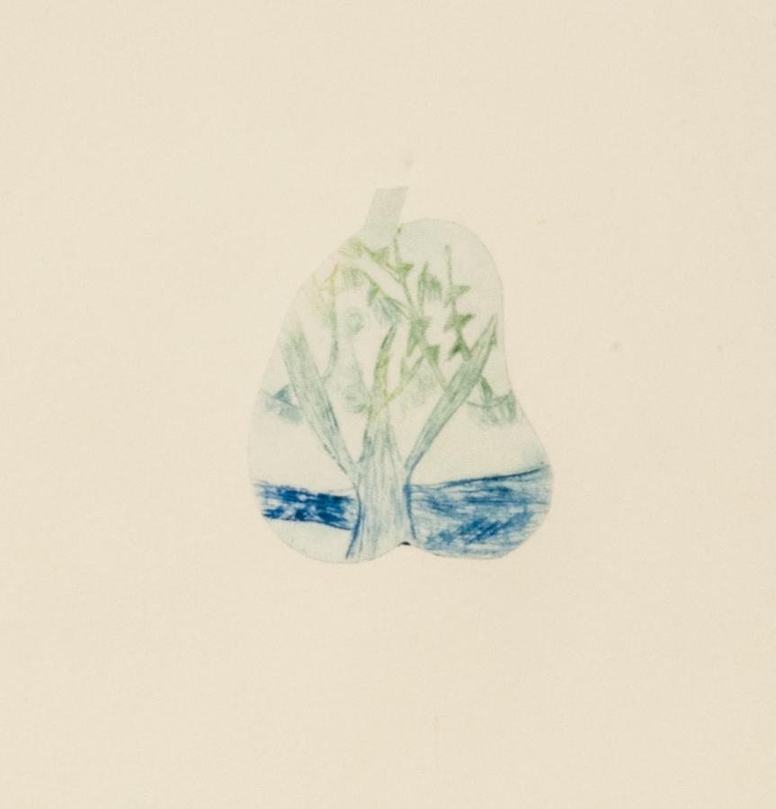 In Form geschnittenes Motiv: Baum