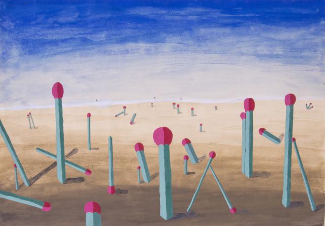 Surrealistische Landschaft