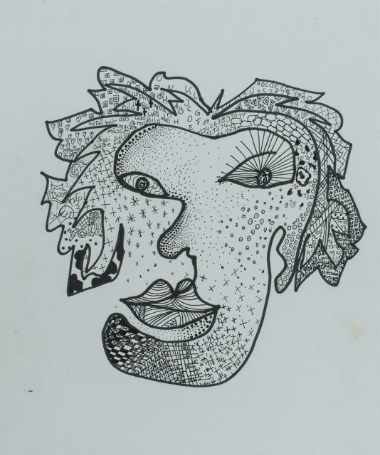 Porträt aus einer Linie