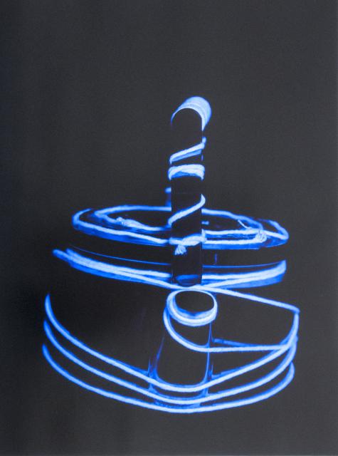 Raumzeichnung mit Schwarzlicht