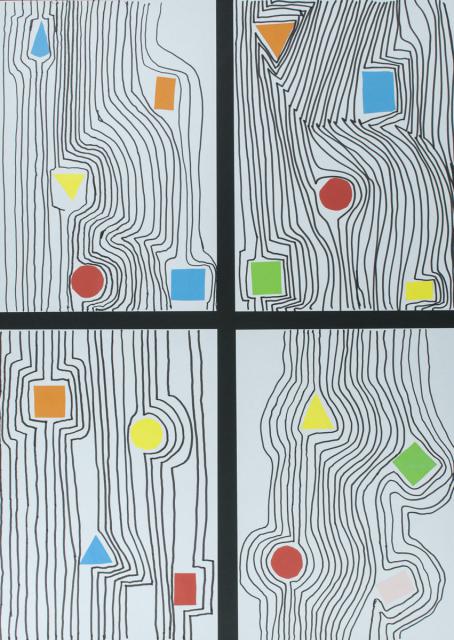 Linien und Hindernisse