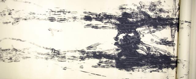 Die Liebenden - Rollstuhlgrafik