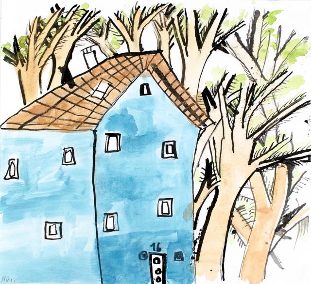 Zeichnung nach Handyfoto