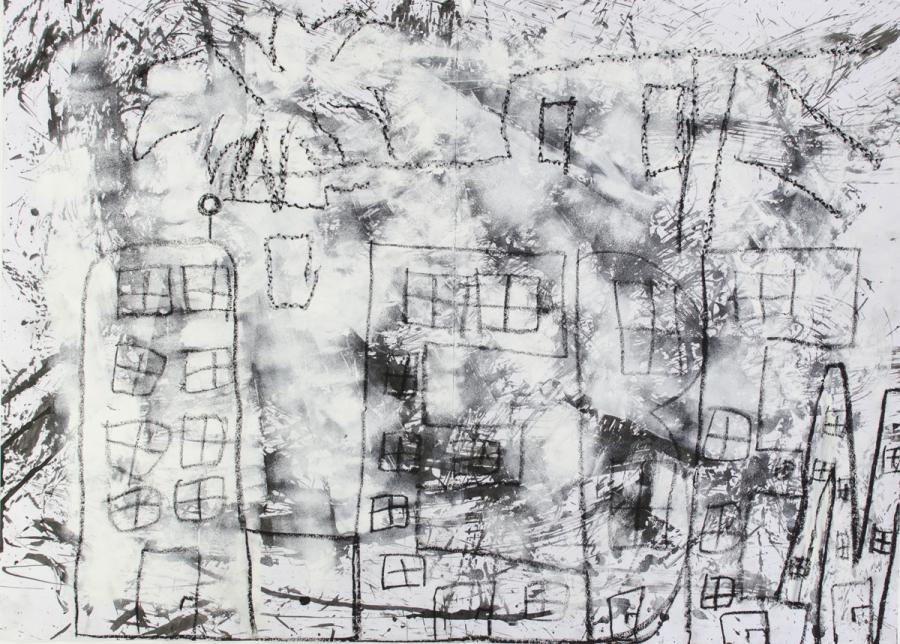 Zeichnen mit verlängertem Arm