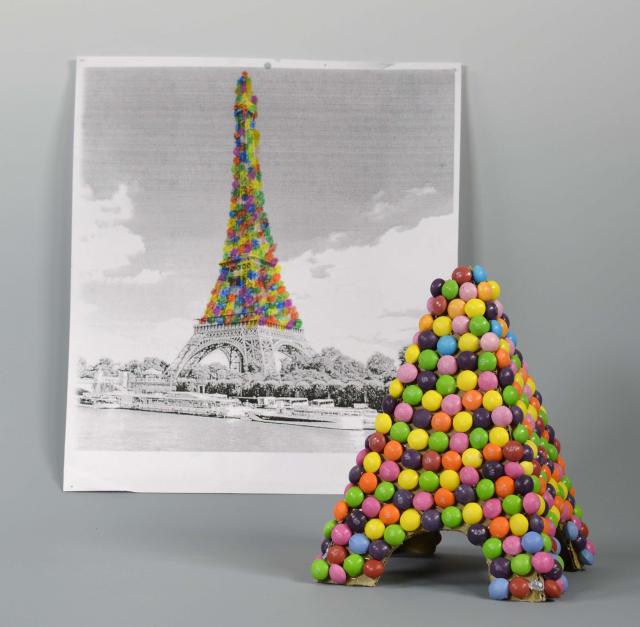 Eifelturm-Christo-Projekt