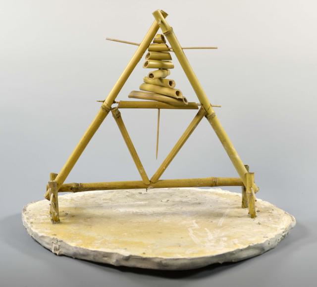 Modell für eine interkulturelle Kapelle oder ein 3 dimensionale