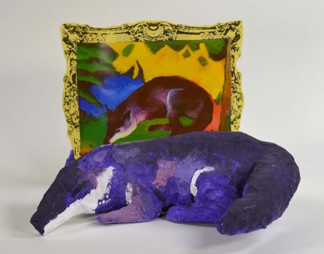 "Aus dem Bild getreten..." (nach Franz Marc)