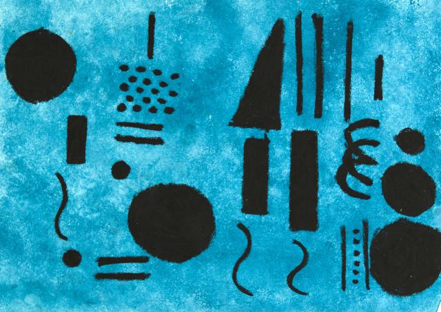 Komposition für Cajon frei nach Paul Klee