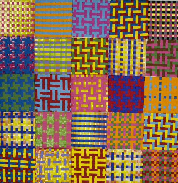 Großes Webbild aus Papier