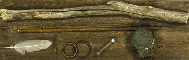 Kontraststudien mit verschiedenen Materialien