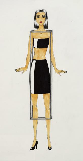 Fashion meets Bauhaus-Grundformen