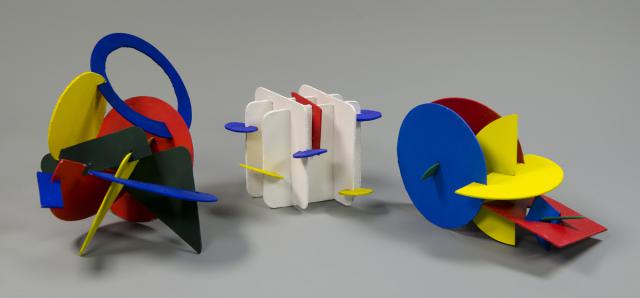 Das rote Zentrum der verwirrenden Kreise